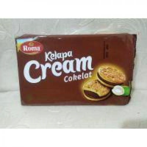 ROMA KELAPA CREAM 186GR COKLAT (4X7)