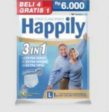 HAPPILY SIZE L (12X5)