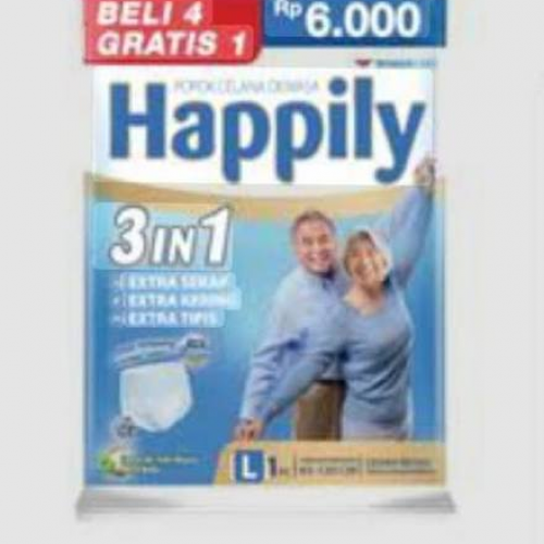 HAPPILY SIZE L (12X5)