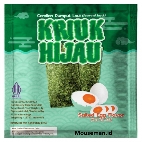 KRIUK HIJAU SALTED EGG (5X12)